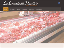 Tablet Screenshot of lalocandadelmacellaio.com